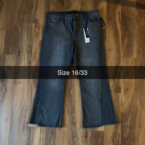 Liverpool Dark Gray Flare Jeans